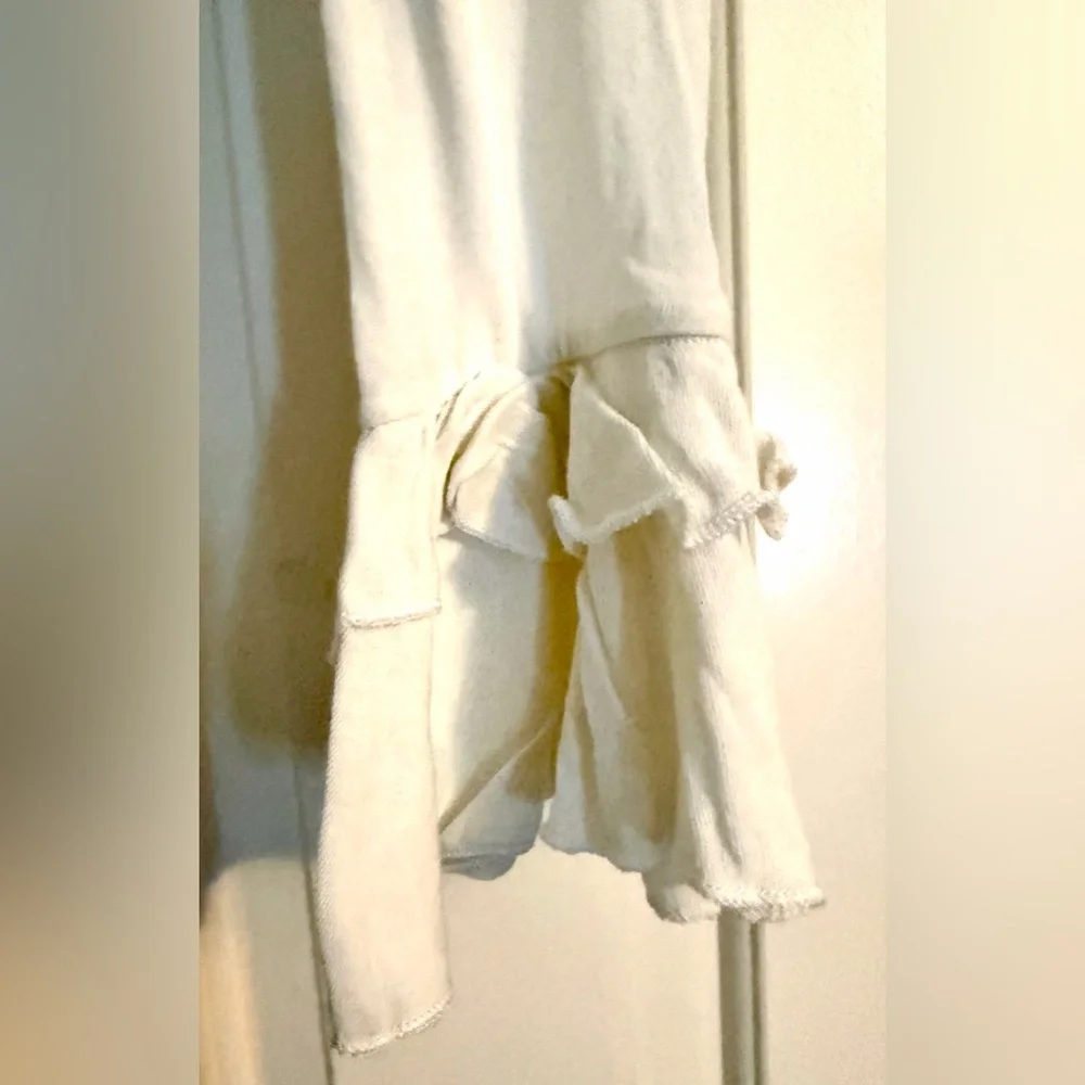 Chaser White Ruffle Button-Up Top - Picture 6 of 9